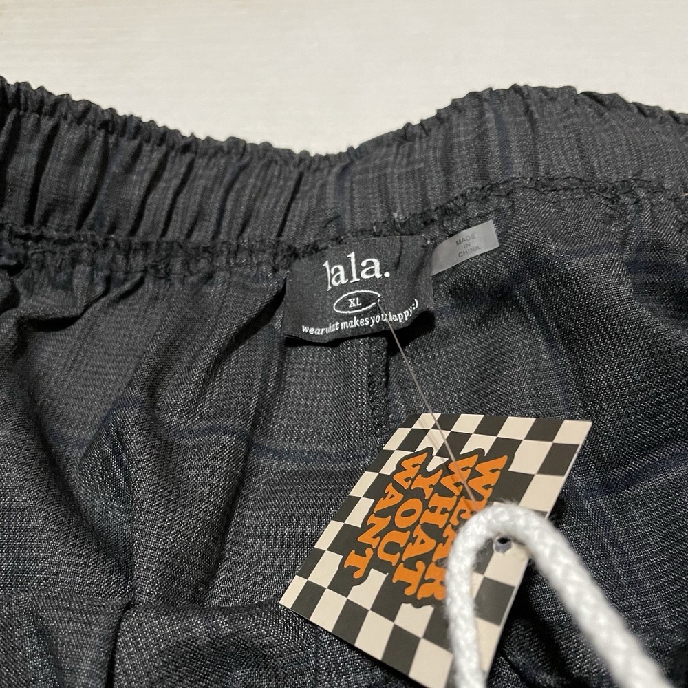 Dressed in Lala Feminine Rage Trouser Track Pants XL Leopard Embroidered NWT - Picture 4 of 10
